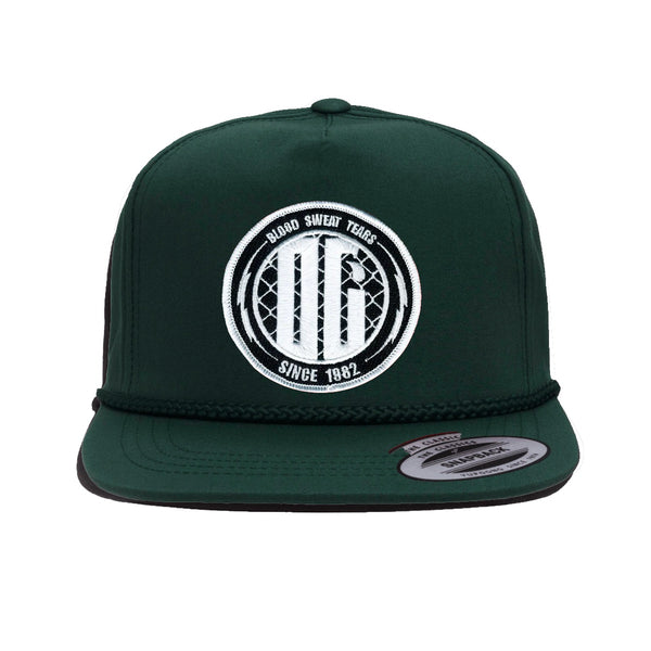 OG Bolt Green Poplin Golf Snapback Hat