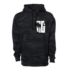 Load image into Gallery viewer, &#39;California Grown&#39; Black Camo Hooded Sweater

